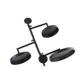 Window Rotating Plant Stand Shelf Indoor Black Floating Shelves 3 Tier Wall Mount Plant Holders for V1294-YM0901-3117250039811