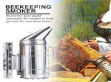 Bee Hive Smoker with Heat Shield Protection Board Iron Beekeeping Equipment V1294-YM0722-JY04824