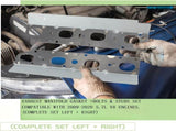 Exhaust Manifold Gasket Set Bolts and Studs Exhaust Manifold Hardware Gasket Kit Compatible V1258-DP02-C-3047