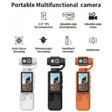 Full HD Handheld Action Camera with 16GB Memory, Portable Pocket Gimbal Camera for Outdoor Travel V1232-YDXJ003