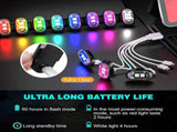 12PCS Wireless Led Strobe Lights, Wireless LED Strobe Lights with Remote Control, 7 Colors IP65 V1366-AZ2-W-11487