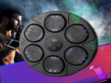 Everfit Music Boxing Machine Bluetooth Wall-Mounted Punch Target with LED Display & Gloves BOXING-A-MUSIC-TS-BK