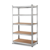 Giantz 1.8M Warehouse Racking Rack Shelving Garage Steel Metal Storage Shelves Silver WR-9X18-GVN-SV
