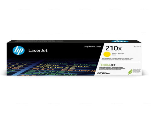 HP 210X Yellow Original LaserJet Toner Cartridge 5500pages V1141-W2102X