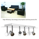 86-265V 18W GU10 6 Heads LED Ceiling Light Downlight Recessed Lamp for Wall Living Room V1294-YM0901-ZM01581
