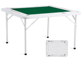 Mahjong Table, 4 Player Folding Domino Table with Wear-Resistant Green Tabletop, Portable Square V952-SDMJZBSWZDMJOF0ZJV0