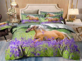 Horse Calais Atelier Quilt / Doona / Duvet Cover set V745-AQ043782Q3