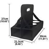 Portable 6-Cup Drink Carrier with Handle -, 6 Cup Foldable Portable Drink Carrier, Reusable Cup V1192-AZ-W-3299