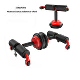 Ab Wheel Detachable Ab Wheel Sit-Up Assistor Multi-Functional Home Fitness Equipment Suitable Blue V1308-DSZKI-545