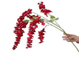 3 Pcs Artificial Wisteria Flowers Branches Fake 39 Inch Long Stems Silk Wisteria Flowers String for V1294-YM0901-241218HL06-2