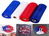 Clearance 4 Rolls Deco Mesh 10 Inch Wide Decorative Ribbon Wrapping Home Door Wreath Decoration DIY V1369-AZ3-W-16925