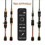 Ultra-light carbon micro-mouthe lures UL 1.8m ultra-soft solid straight handle slightly far-casting V1102-HEYJ-011