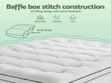 Giselle Bedding Queen Mattress Topper 5cm Coral Fleece TOPPER-FLEECE-5-Q