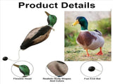 2X Duck Dummy Bumper Mimics Dead Duck Bumper Toy for Training Puppies or Adult Hunting Dogs V1366-AZ2-W-21738