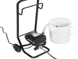 Stand Airless Paint Sprayer, 650W, 3000PSI High Pressure Airless Sprayer with Cart, Cleaning Brush, V952-ZSSPTJ650W03TBXWZ001V3