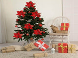 Christmas Flowers Christmas Tree Decorations Fabric Simulation Flowers V1294-YM0718-220609FB0335