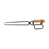 Long Iron Grill Tongs Heavy Duty Fireplace Wood and Charcoal Tongs for BBQ Camping Picnic 47 x 10 cm V1189-LC-HW-00387