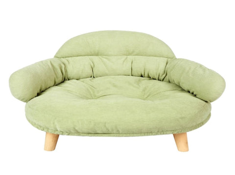 Pawz Elevated Pet Dog Cat Sofa Bed Couch L Size Green PT1252-L-GN_NZ