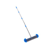 Swimming Pool Brush with Pole Round Scrub Brushes Pool Wall Tile Brush for Home Hotel Blue V1294-YM0901-3111260006011