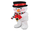 Electric Music Christmas Toy Doll 8 Songs Continuous Play Dancing Singing Glowing Swinging Plush Toy V1294-YM0718-3115220091913