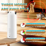 Smart Laser Pet Toy with Automatic Moving Light, Interactive Infrared Cat Teaser for Indoor Play, V1341-ZY-UVZ4M8YR-YELLOW