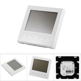 Digital Touch Screen LCD Programmable Thermostat Intelligent Temperature Controller White V1294-YM0721-JYB00437-01