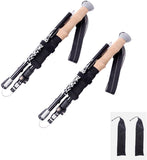 2 Pieces, Adjustable Walking Stick, Hiking Foldable Walking Stick, Trekking Poles, Walking V1189-LC-RY-00340