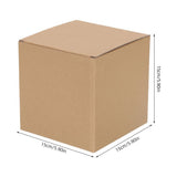 6-Pack Cube Cardboard Shipping Boxes for Small Business Packaging, Moving, and Storage Solutions V1369-AZ3-W-19359