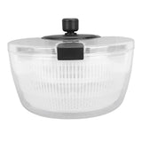 Manual Salad Dehydrator Transparent Plastic Hand Crank Vegetable Washer Dryer Drainer for Kitchen V1294-YM0901-3118250047211
