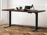 Levede Motorised Standing Desk Adjustable 140cm Walnut 1000x 1MM DH4948-140S-BKWA