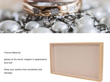 Velvet Stackable Jewelry Tray, Wood Flat Organizer Tray Drawer for Necklace Bracelet Ring Showcase V1259-DP01-A-788