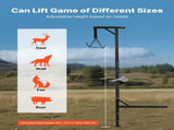 Truck Hitch Game Hoist, 400 lbs Load Capacity, Hunting Deer Hoist with 2-inch Receiver, 360-Degree V952-KCSSLSHL400LMHVUF001V0
