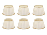 6PCS Set Small Lamp Shade Modern Style Cloth Clip On Bulb Chandelier Lamp Shade for Table Wall V1294-YM0703-3119230010311