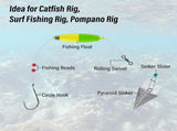 Pyramid Sinkers Fishing Weights Sinkers, Saltwater Freshwater Lead Weight Sinker for Ocean Surf Gear V1259-DP01-A-1439