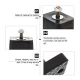 4Pcs Air Conditioner Bracket Black Easy Install Support Pad for External Unit V1366-AZ2-W-22919