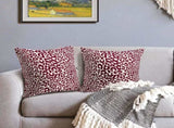 Lime Green White Leopard Print Pillow Covers 18x18 Inch Set of 2 Cheetah Animal Spots Decorative V1189-WXFWAL-20260319-01437