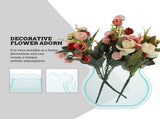 Acrylic Vase Green Transparent for Dried Flowers Elegant Home Decor 1Pc V1369-AZ3-W-18125