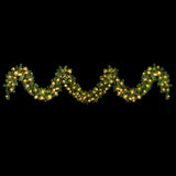 Jingle Jollys 5M Christmas Garland LED Lights Party Xmas Decorations 380 TIPS XM-TR-GAR-5M-LED