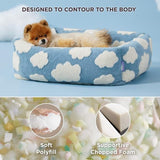 Adorable Square Furry Pet Bed 91x68x20CM with Removable Cover & 5 Bolster Pillows - Brown Checkered V1102-DSZ-PET-085