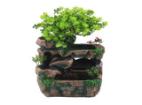 Resin Rockery Simulation Tree Flowing Water Tabletop Fountain Decoration V1294-YM0901-3111200276411