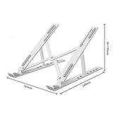 Foldable Height Adjustable Laptop Stand,Ergonomic Design, Non-Slip Rubber Pads,Portable And V1370-AZ4-25454