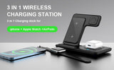 Black 3-in-1 Wireless Charger V1221-XM-WXCDQ-01