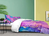 Marble Comforter Set, King Size, Quilted Soft Microfiber Bedding for All Seasons V745-MAB010776AJ3