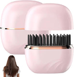Mini Hair Straightener, Rechargeable & Cordless 3-Temp Hot Brh, Portable Styler for Smoothing, V1258-DP02-F-398
