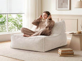Artiss Bean Bag Chair Cover Soft Corduroy Stuffed Animal Storage Bean Bag Cover for BD-COVER-LOUNGE-S-BE