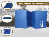 Folding Blue Exercise Mat Gymnastics, Martial Arts, Yoga, Karate & Judo Training V63-766465