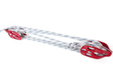 Twin Sheave Block and Tackle 1.02-1.27cm 3048-6096cm Twin Sheave Block with Braid Rope V952-SHLSJTZ12MM46MJLSV0