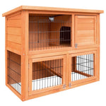 i.Pet Chicken Coop Rabbit Hutch 88cm x 40cm x 76cm Large Chicken Coop House Run Wooden Cage Outdoor PET-GT-WOOD-R8078