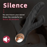 Dual Stimulation Vibrator - Textured Personal Massager with Flexible Dual-Arm Design, IPX7 V888-ELOSUNG57174