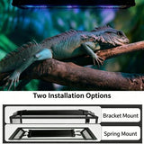 40cm Adjustable Reptile 10.0UVA UVB Lamps LED Light for Reptile Tanks Pet Lighting System V201-FBA1040BL8AU